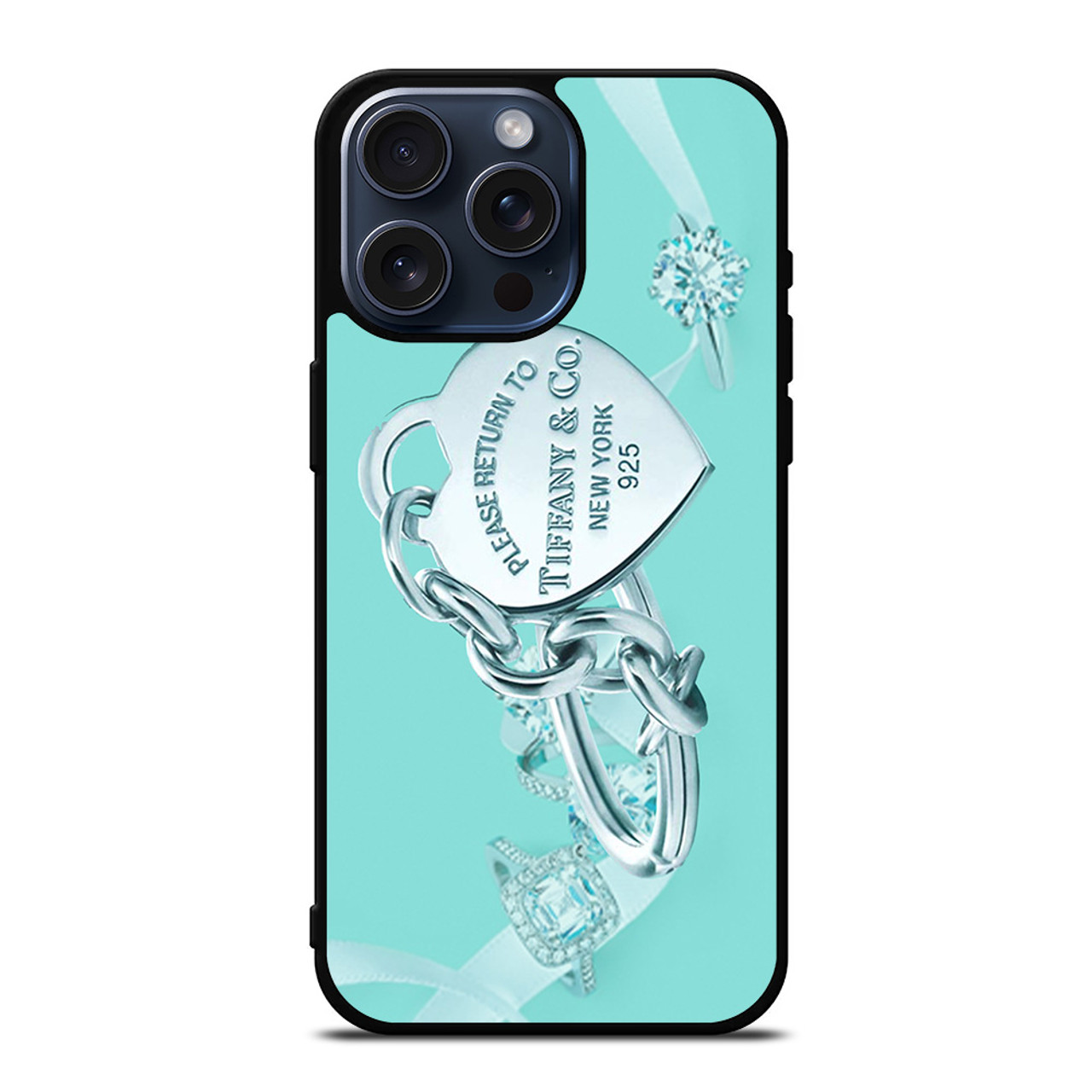 TIFFANY AND CO EMBLEM iPhone 15 Pro Max Case Cover